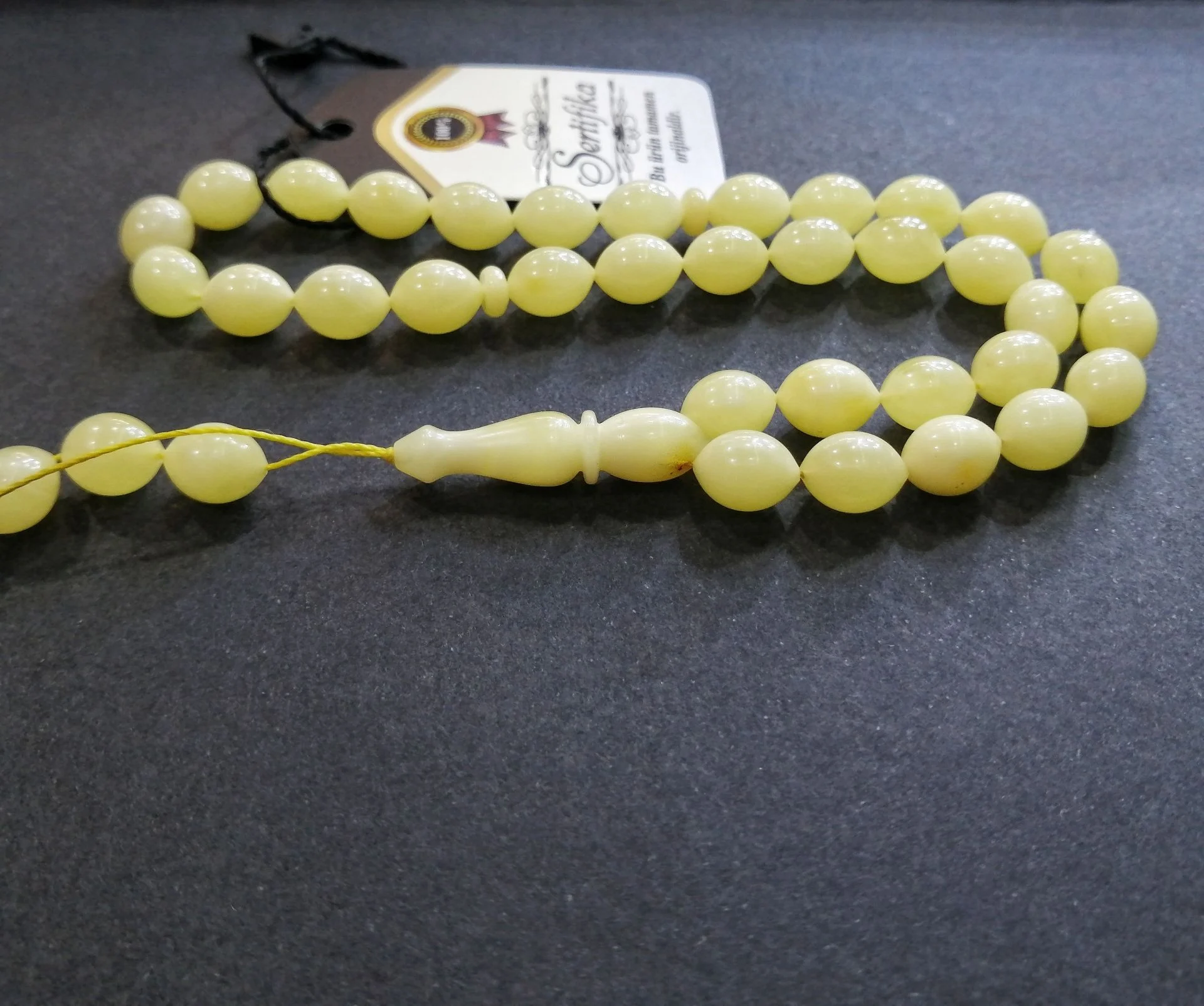 Kaya Damla Kehribar Tesbih